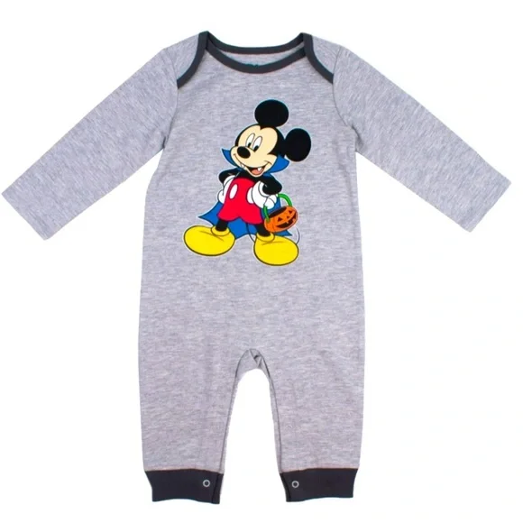 Disney Mickey Mouse Vampire Dracula Halloween Romper NWT - Picture 4 of 13